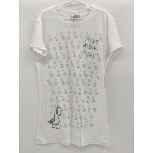 Disney Parks Tops - Disney Parks Finding Nemo Mine Mine Mine Seagulls Rhinestone Graphic Tee White S